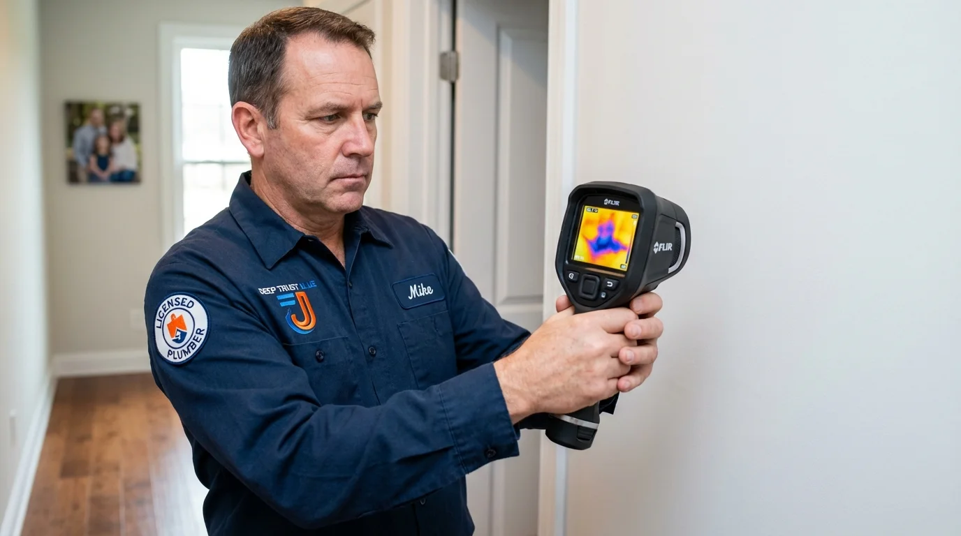 Thermal imaging leak detection by Johns Plumbing LLC in Pearisburg